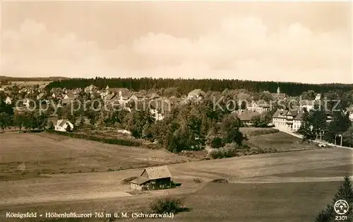 AK / Ansichtskarte Koenigsfeld_Schwarzwald Panorama Koenigsfeld Schwarzwald