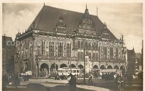 AK / Ansichtskarte Bremen Rathaus Bremen