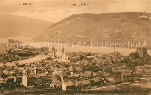 AK / Ansichtskarte Bingen_Rhein mit Nahem?ndung Bingen Rhein