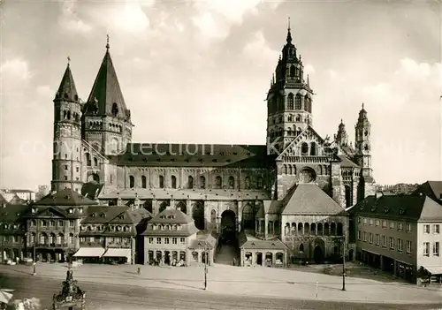 AK / Ansichtskarte Mainz_Rhein Dom  Mainz Rhein