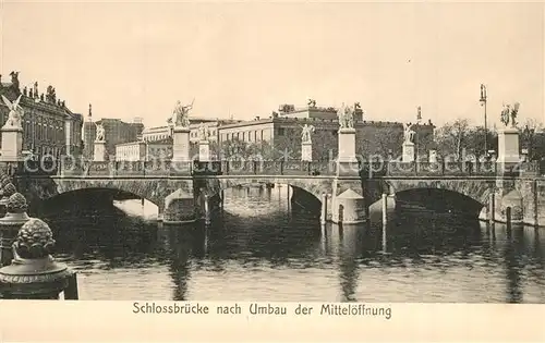 AK / Ansichtskarte Berlin Schlossbruecke Alte Museum Berlin