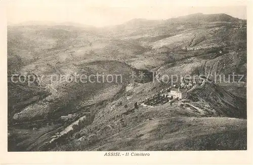 AK / Ansichtskarte Assisi_Umbria Il Cimitero Assisi Umbria