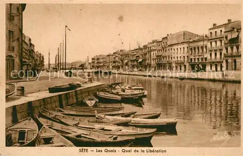 AK / Ansichtskarte Sete_Cette Quais Quai de la Liberation 