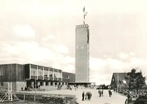 AK / Ansichtskarte Oberwiesenthal_Erzgebirge HO Gaststaette Fichtelberghaus Oberwiesenthal Erzgebirge