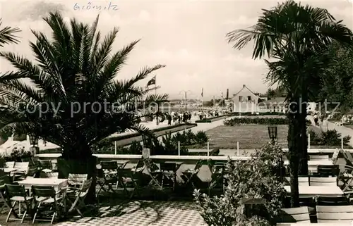 AK / Ansichtskarte Groemitz_Ostseebad Strand Promenade Groemitz_Ostseebad