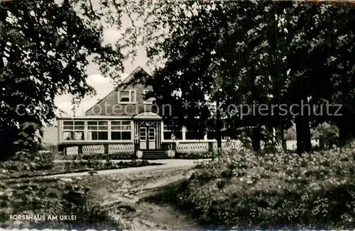 AK / Ansichtskarte Ukleisee Forsthaus am Ukleisee Ukleisee