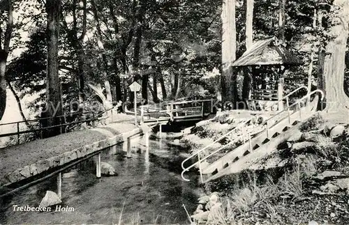 AK / Ansichtskarte Malente Gremsmuehlen Tretbecken Holm Malente Gremsmuehlen