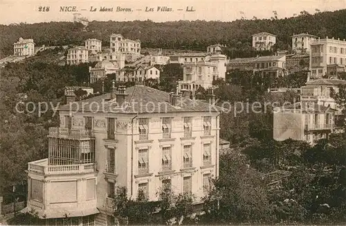 AK / Ansichtskarte Nice_Alpes_Maritimes Le Mont Boron Les Villas Nice_Alpes_Maritimes