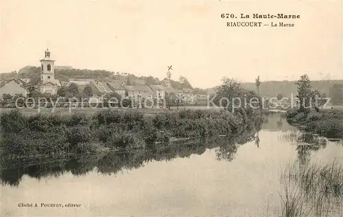 AK / Ansichtskarte Riaucourt La Marne Riaucourt