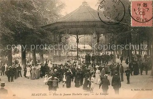 AK / Ansichtskarte Beauvais Fetes de Jeanne Hachette Kiosque Beauvais