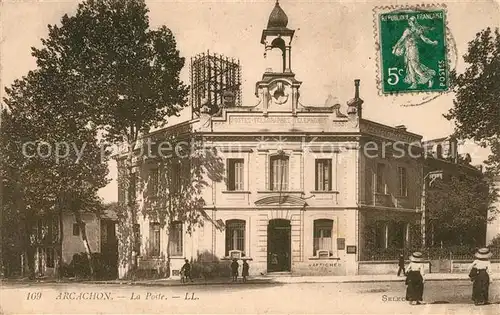 AK / Ansichtskarte Arcachon_Gironde La Poste Arcachon Gironde