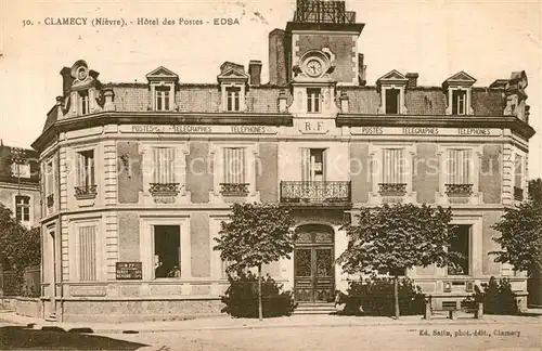 AK / Ansichtskarte Clamecy_Nievre Hotel des Postes  Clamecy_Nievre