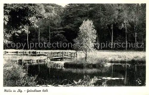 AK / Ansichtskarte Moelln_Lauenburg Grundloser Kolk Moelln_Lauenburg