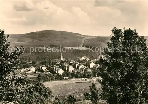 AK / Ansichtskarte Johanngeorgenstadt Panorama Blick zum Plattenberg Johanngeorgenstadt