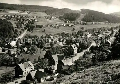 AK / Ansichtskarte Rittersgruen Panorama Unterer Ortsteil Rittersgruen