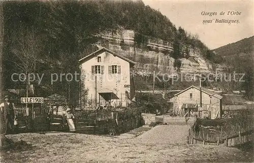 AK / Ansichtskarte Ballaigues Gorges de l Orbe Ballaigues