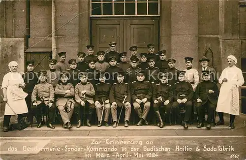 AK / Ansichtskarte Herschweiler Pettersheim Erinnerung Gendameriekommando BASF Maerz April Mai Herschweiler Pettersheim