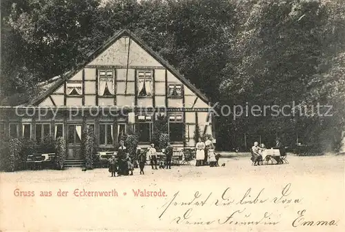 AK / Ansichtskarte Walsrode_Lueneburger_Heide Eckernworth Walsrode_Lueneburger_Heide