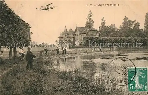 AK / Ansichtskarte Vigneux sur Seine Panorama See Vigneux sur Seine