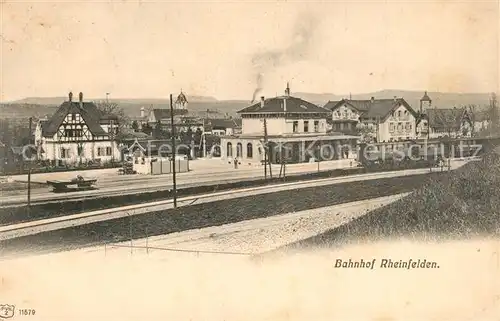 AK / Ansichtskarte Rheinfelden_Baden Bahnhof Rheinfelden_Baden