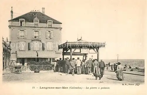 AK / Ansichtskarte Langrune sur Mer La pierre a poisson Langrune sur Mer