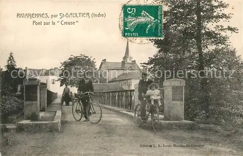 AK / Ansichtskarte Saint Gaultier Pont sur la Creuse Saint Gaultier