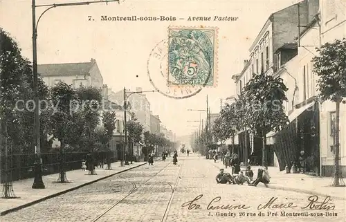 AK / Ansichtskarte Montreuil sous Bois Avenue Pasteur 