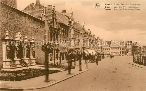 AK / Ansichtskarte Ypres_Ypern_West_Vlaanderen Place Van den Peereboom Ypres_Ypern