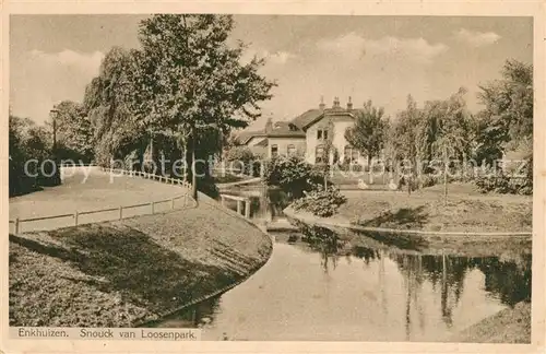 AK / Ansichtskarte Enkhuizen Snouck van Loosenpark Enkhuizen