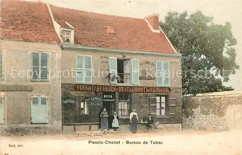 AK / Ansichtskarte Plessis Saint Benoist Chenet Bureau de Tabac Plessis Saint Benoist