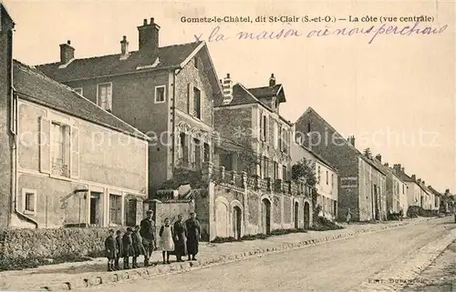 AK / Ansichtskarte Gometz le Chatel Saint Clair La Cote Gometz le Chatel