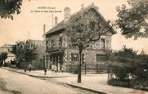 AK / Ansichtskarte Bondy La Poste Rue Jean Jaures Bondy