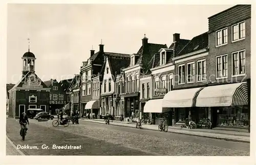 AK / Ansichtskarte Dokkum Gr Breedstraat Dokkum