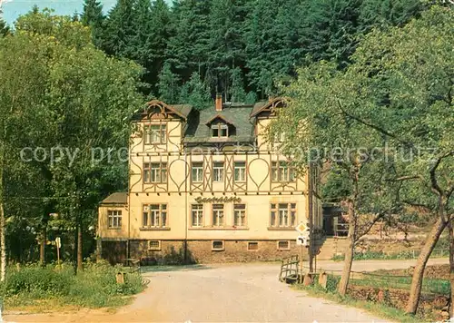 AK / Ansichtskarte Langenberg_Erzgebirge HO Wismut Hotel Sankt Katharina Langenberg Erzgebirge