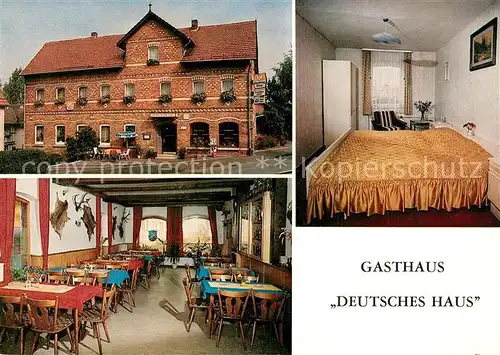 AK / Ansichtskarte Immenhausen_Hessen Gasthaus Deutsches Haus  Immenhausen Hessen