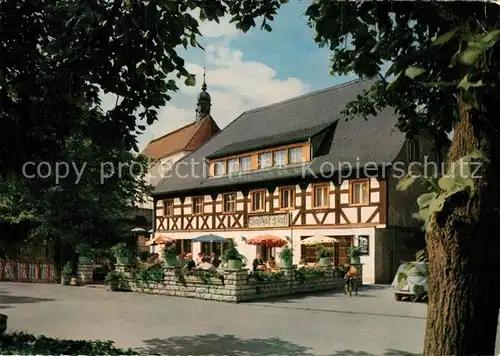 AK / Ansichtskarte Heiligenstadt_Oberfranken Gasthof Pension F?rst  Heiligenstadt_Oberfranken