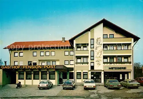 AK / Ansichtskarte Denkendorf_Oberbayern Gasthof Pension Post Metzgerei Denkendorf Oberbayern