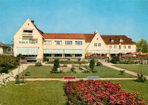 AK / Ansichtskarte Elfershausen_Unterfranken Gaestehaus Ullrich Garten Elfershausen Unterfranken