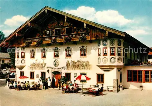 AK / Ansichtskarte Bernau_Chiemsee Gasthof zum alten Wirt  Bernau Chiemsee