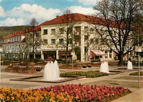 AK / Ansichtskarte Bad_Orb Cafe Sprudel Salinenplatz Bad_Orb