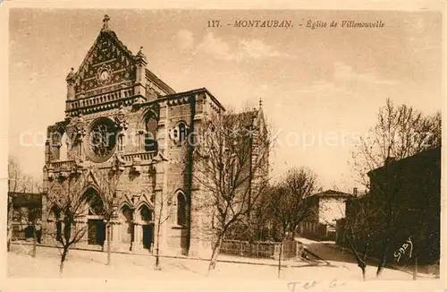 AK / Ansichtskarte Montauban_Tarn et Garonne Eglise de Villenouvelle 