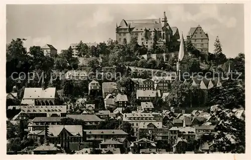 AK / Ansichtskarte Marburg_Lahn Blick vom Kapplerberg Marburg_Lahn