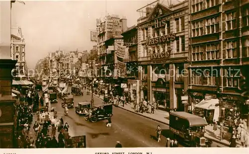 AK / Ansichtskarte London Oxford Street Traffic London