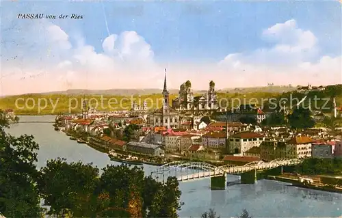 AK / Ansichtskarte Passau Blick von der Ries Passau