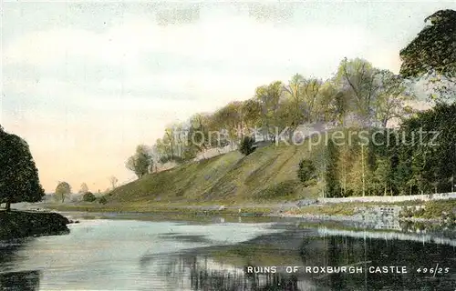 AK / Ansichtskarte Scottish_Borders Ruins of Roxburgh Castle 