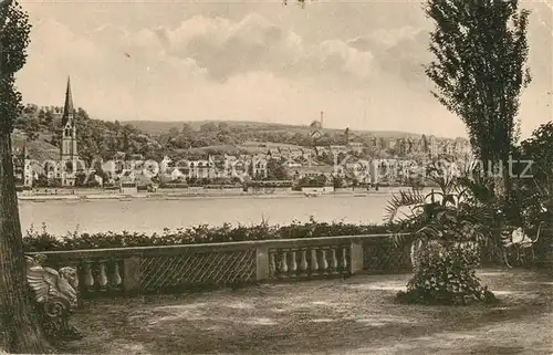 AK / Ansichtskarte Koblenz_Rhein Blick von der Rheinanlage nach Pfaffendorf Koblenz_Rhein