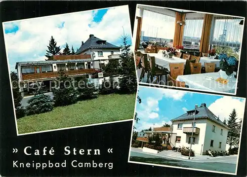 AK / Ansichtskarte Camberg_Bad Pension Restaurant Cafe Stern Gaststube Camberg_Bad