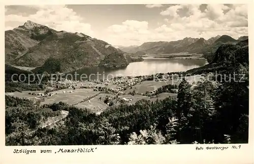 AK / Ansichtskarte St_Gilgen_Salzkammergut Mozartblick  St_Gilgen_Salzkammergut