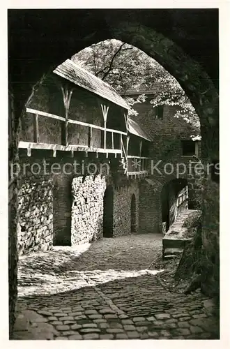 AK / Ansichtskarte Altena_Lenne Burg Tordurchgang Altena_Lenne