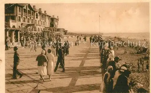 AK / Ansichtskarte Hossegor_Soorts_Landes Plage Boulevard Promenade Hossegor_Soorts_Landes